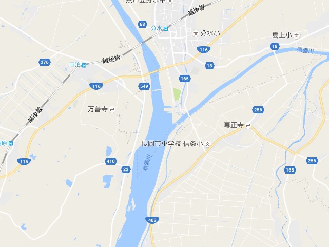 信濃川地図